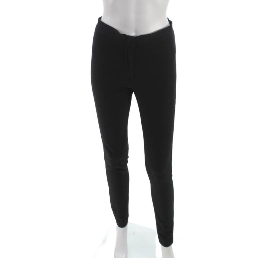 Barneys New York Womens Dress Pants Black Viscose Button Inseam 30 Size 40